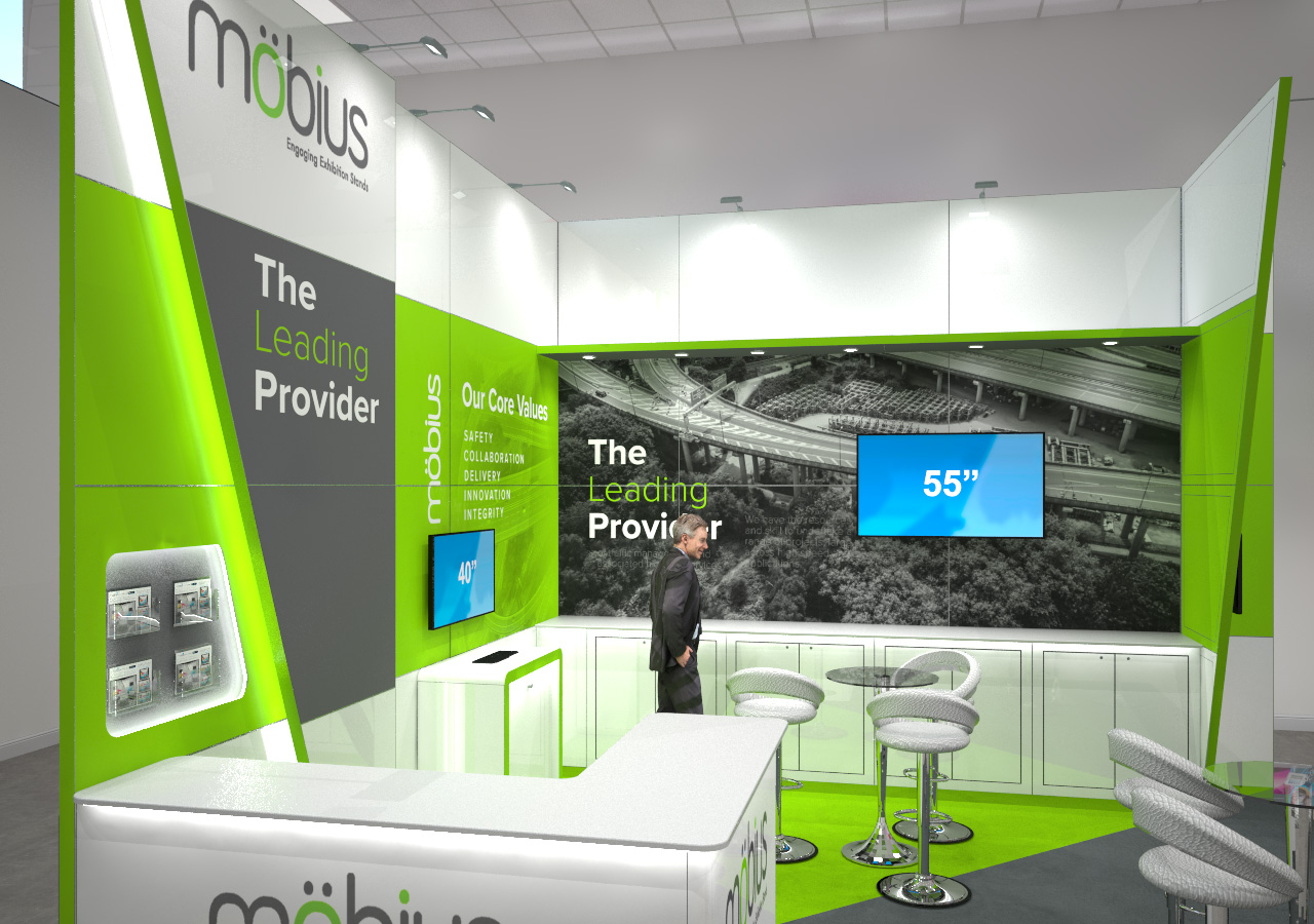 5m x 5m exhibition stand